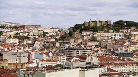 Lisbon's Old Town Charm Video stock 293744454