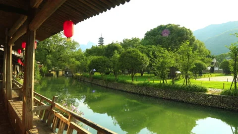 Lishui ancient street Stock Footage 168114841