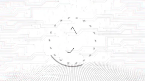 Lisk - LSK - 3D Cryptocurrency Outline Coin Loop Vidéo 113097128