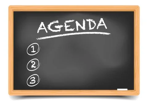 List Agenda Stock Illustration