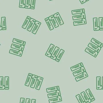 List with arrows line vector seamless pattern Illustrazione stock