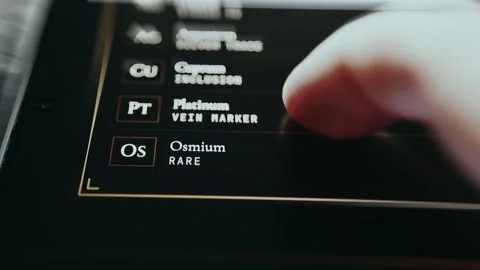 List of chemical elements, resource tracking Stock Footage 334942672