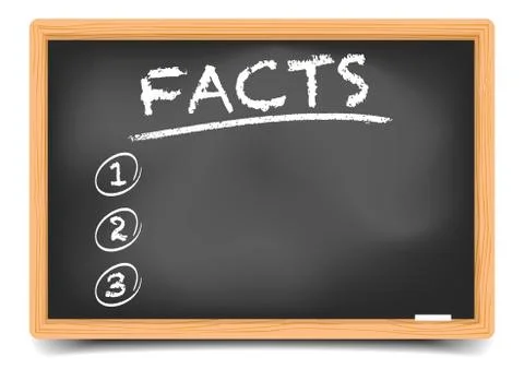 List Facts Stock Illustration