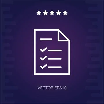 List  icon Stock Illustration