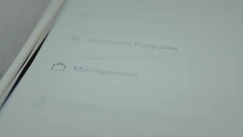 List of learning programs within an education app interface, lifelong learning 库存影片 328355896