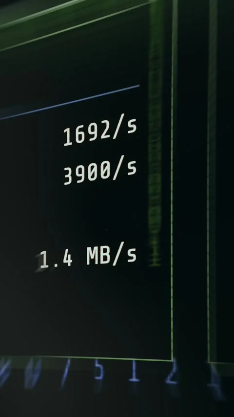 List of network performance metrics Stock Footage 335871992