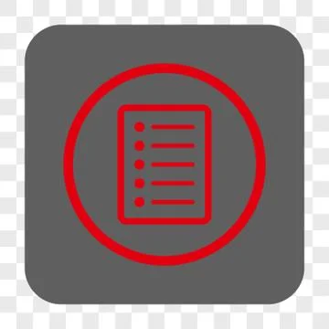 List Page Interface Toolbar Button Stock Illustration