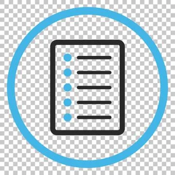 List Page Vector Icon Stock Illustration