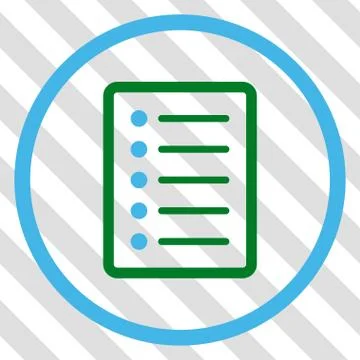 List Page Vector Icon Illustrazione stock
