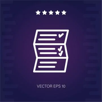 List vector icon Stock Illustration