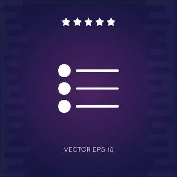 List vector icon Stock Illustration