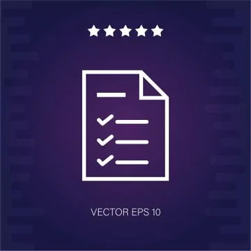 List vector icon Stock Illustration