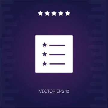 List vector icon Stock Illustration