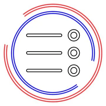 List vector icon Stock Illustration
