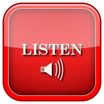 Listen icon Stock Illustration