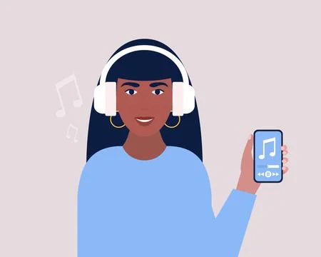 Listen Music concept Stock Illustration