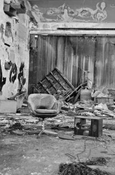 Listening booth Stock-Fotos