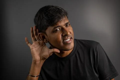 Listening Intently Stock Photos