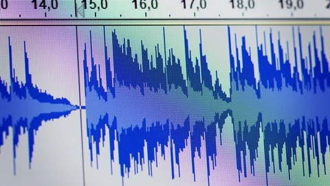 Listening to a part of an audio track Stock Footage 87014594