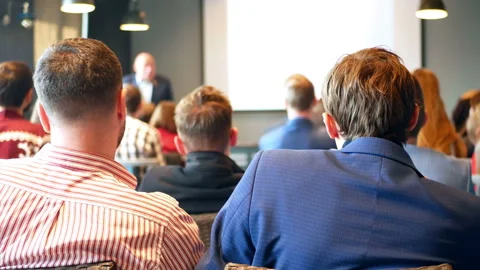 Listening people study Stock Footage 95327558