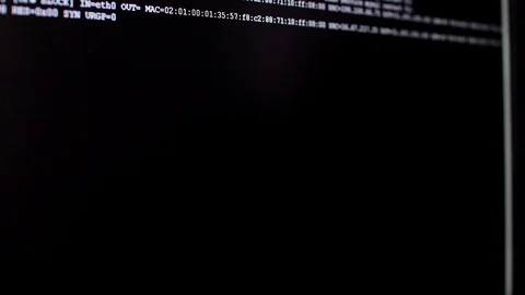 Listing log file in operating system.  Stock Footage 103317733