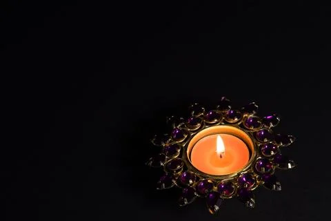 Lit Candle Stock Photos