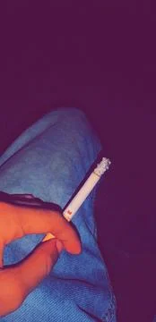 Lit cigarette Stock Photos