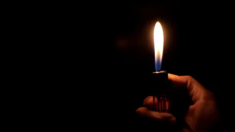 Lit Up a Lighter Stock Footage 107721735