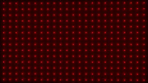 Lit red light bulbs background. 3D rendering. Illustrazione stock