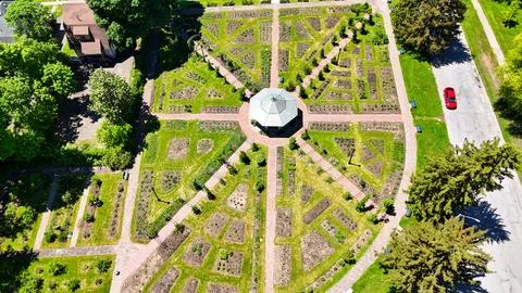 Litany of Arches Extend Down - Rose Garden - Syracuse, NY Photos