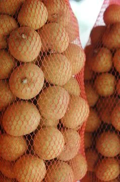 Litchi fruit Stockfoto's