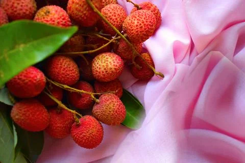 Litchi - a fruit Stock Photos