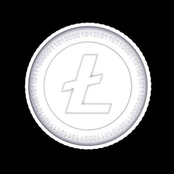 Litecoin coin Stock Illustration