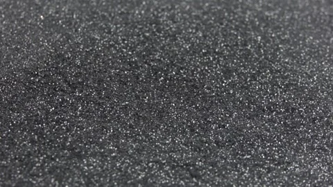 Litecoin cryptocurrency falls on silver sequins. Stock Footage 155544141