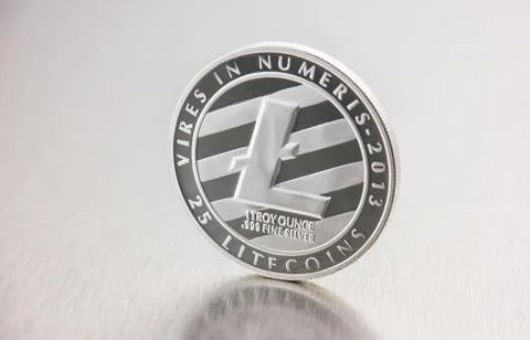 Litecoin cryptocurrency Stock Photos