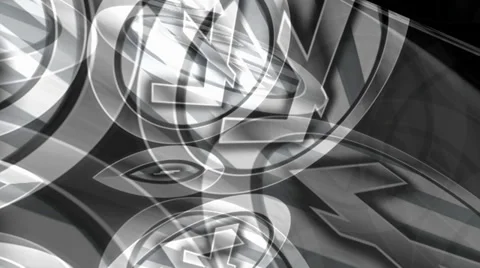 Litecoin Cube Inside 库存影片 34436844