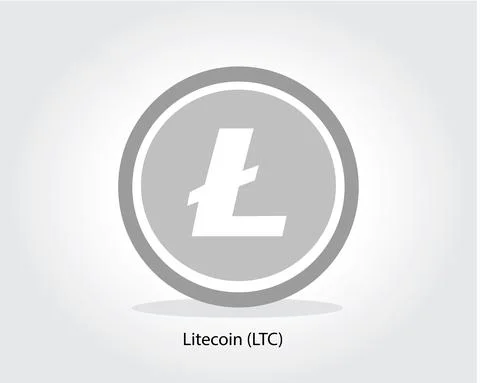 Litecoin logo crypto currency vector illustration Stock Illustration
