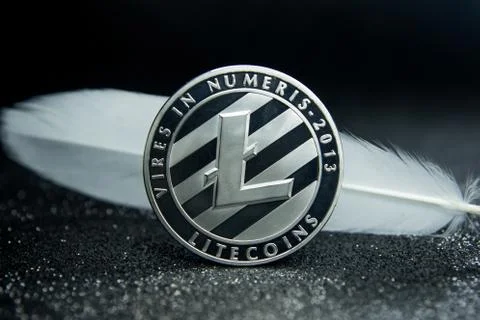 Litecoin (LTC) a cryptocurrency Stock Photos