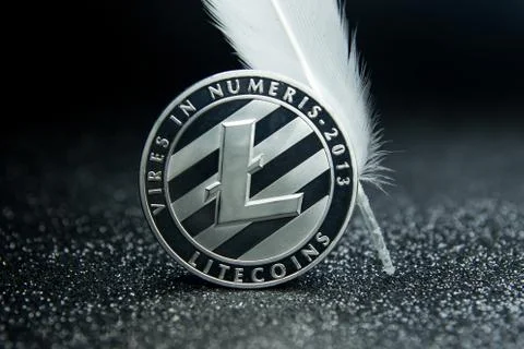 Litecoin (LTC) a cryptocurrency Stock Photos