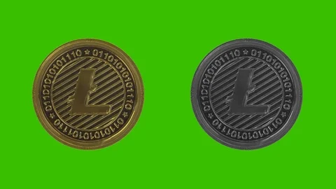 LITECOIN metal Stock Footage 97142207