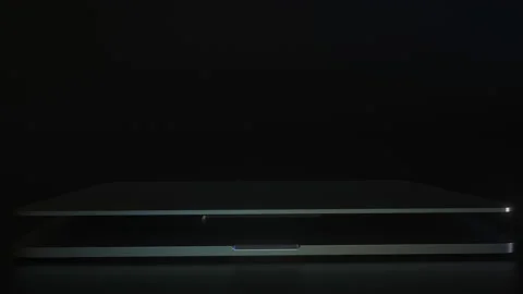 Litecoin text made with computer code on the laptop screen. Cryptocurrency Stock Footage 156328446