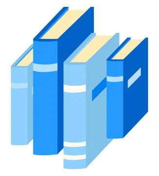 Literature for Home Reading, Stack of Books Stock Illustration