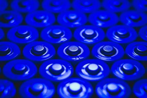 Lithium batteries Stock Photos
