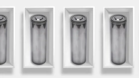 Lithium Battery charging  loop v3 Video stock 167867668