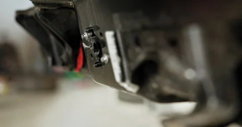 Lithium-Ion Battery Component for Electric Vehicle on Production Line Stock Footage 277304408