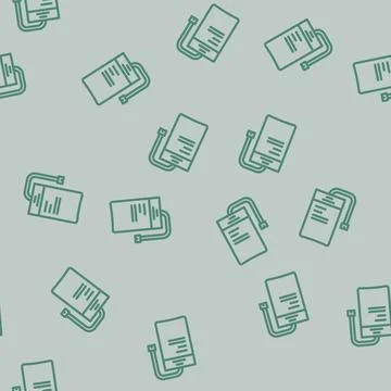 Lithium ion battery line vector seamless pattern Illustrazione stock