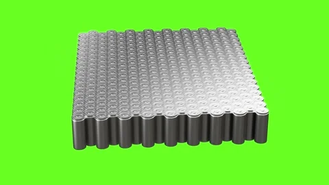 Lithium ion battery module rotating on g... | Stock Video | Pond5