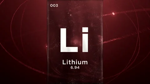 Lithium (Li) symbol chemical element of ... | Stock Video | Pond5