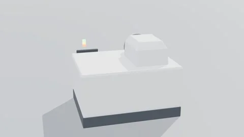Litho scanner semiconductor 3d loop white background 3D animation seamless loop 스톡 동영상 341851401