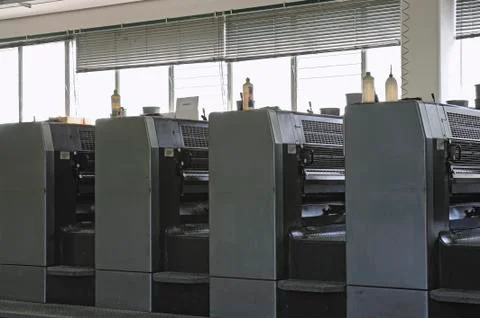 Lithography machine Foto stock